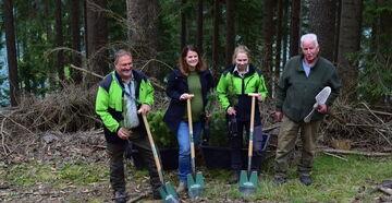 Ein Baum für jeden Nordic Walker beim Rennsteiglauf